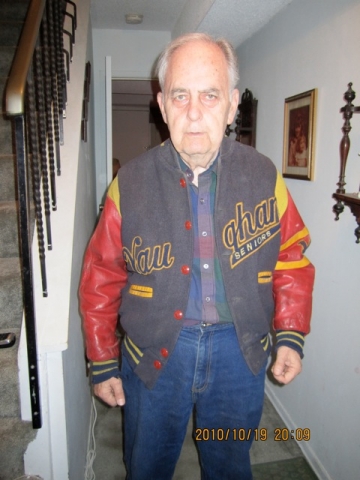 Another shot of Ron Good wearing his senior jacket. Ron youre still in good form!