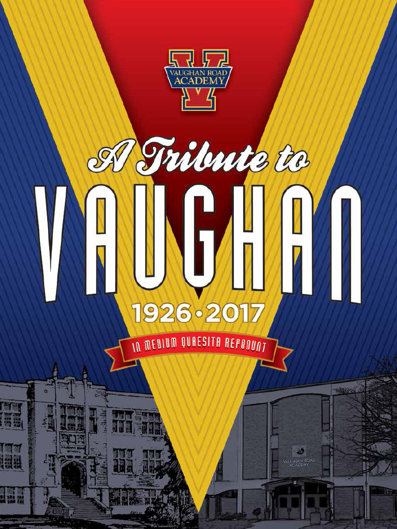 Front cover of Vaughan Tribute Magazine